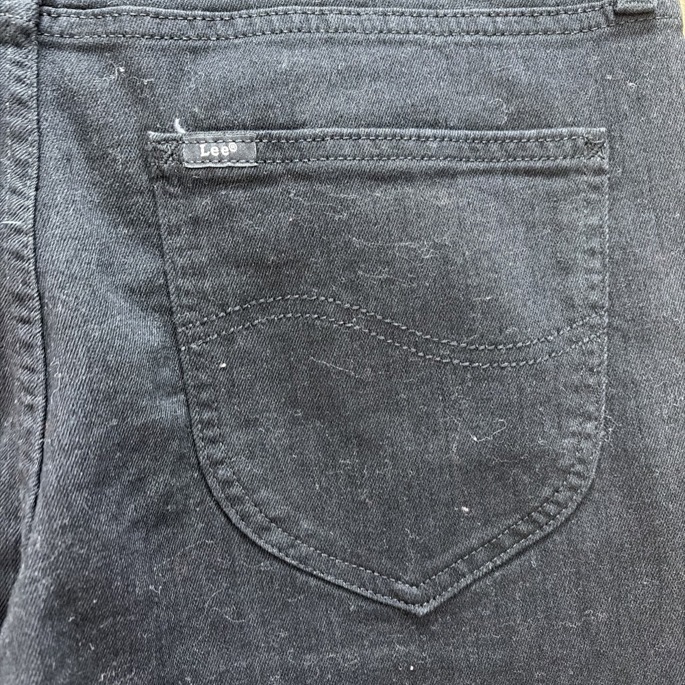 NWT Lee Legendary Style Women's Size 16 16S Short Black Flare Leg Mid Rise Jeans - Picture 9 of 11